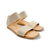 Bente Gold Elastic Sandal