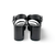 Camera Black Leather Sandal