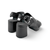 Camera Black Leather Sandal