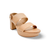 Camera Nude Leather Sandal