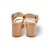 Camera Nude Leather Sandal