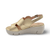 D8210 Gold Platform Sandal