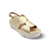 D8210 Gold Platform Sandal