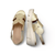 D8210 Gold Platform Sandal