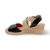 Festa Black Stretch-Fit Espadrille Sandal