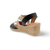 Festa Black Stretch-Fit Espadrille Sandal
