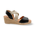 Festa Black Stretch-Fit Espadrille Sandal