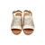 Melaia Gold Laser Cut Sandal