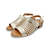 Melaia Gold Laser Cut Sandal