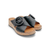 Lianna Black Wedge Velcro Adjust Sandal