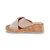 Lianna Nude Wedge Velcro Adjust Sandal