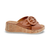 Lianna Tan Wedge Velcro Adjust Sandal