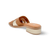 Rima Tan/Gold Leather Slide