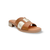 Rima Tan/Gold Leather Slide