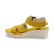 YUDD236 Yellow Suede Platform Sandal