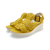YUDD236 Yellow Suede Platform Sandal