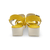 YUDD236 Yellow Suede Platform Sandal