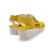 YUDD236 Yellow Suede Platform Sandal