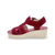YUDD236 Berry Suede Platform Sandal