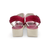 YUDD236 Berry Suede Platform Sandal