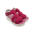 YUDD236 Berry Suede Platform Sandal