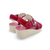 YUDD236 Berry Suede Platform Sandal