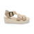 YUDD236 Taupe Suede Platform Sandal