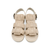 YUDD236 Taupe Suede Platform Sandal