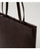 Talli Dark Choc Leather Tote