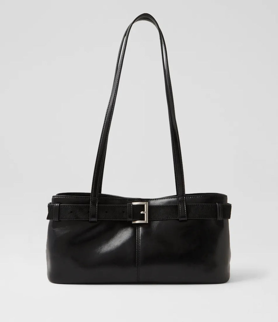 Tilda Black Leather Handbag