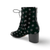 Valina Black Dot Patent Boot