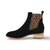 Forda Black Leopard Boot