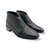 Faradays Black Leather Bootie