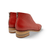 Faradays Red Leopard Bootie