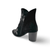 Balderte Black Floral Ankle Boot