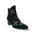 Balderte Black Floral Ankle Boot