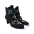 Balderte Black Floral Ankle Boot