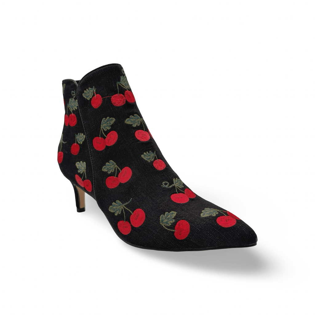Carbary Black/Cherries Bootie