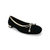 Foyars Black/Gold Ballet Flat
