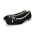Foyars Black/Gold Ballet Flat