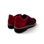 Reinys Red Multi Suede Flat