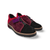 Reinys Red Multi Suede Flat