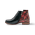 Horson Black Red Floral Bootie