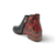 Horson Black Red Floral Bootie