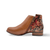 Horson Tan Cafe Floral Bootie