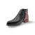 Horson Black Red Floral Bootie