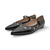 A3831 Black Mary-Jane Flat