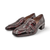 C5020 Burgundy Patent Croco Loafer