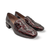 C5020 Burgundy Patent Croco Loafer