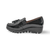C33342 Black Wedge Loafers